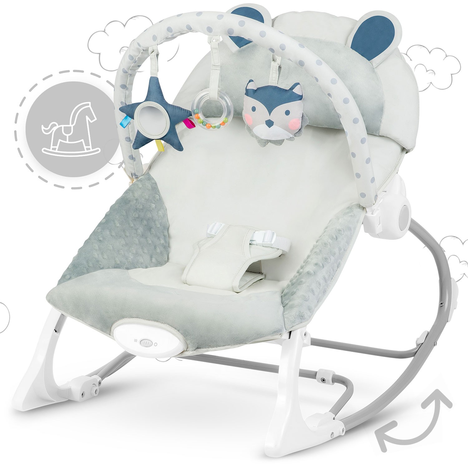 Ricokidsi kiikjalg vibratsiooniga - kanarbik - Image 6