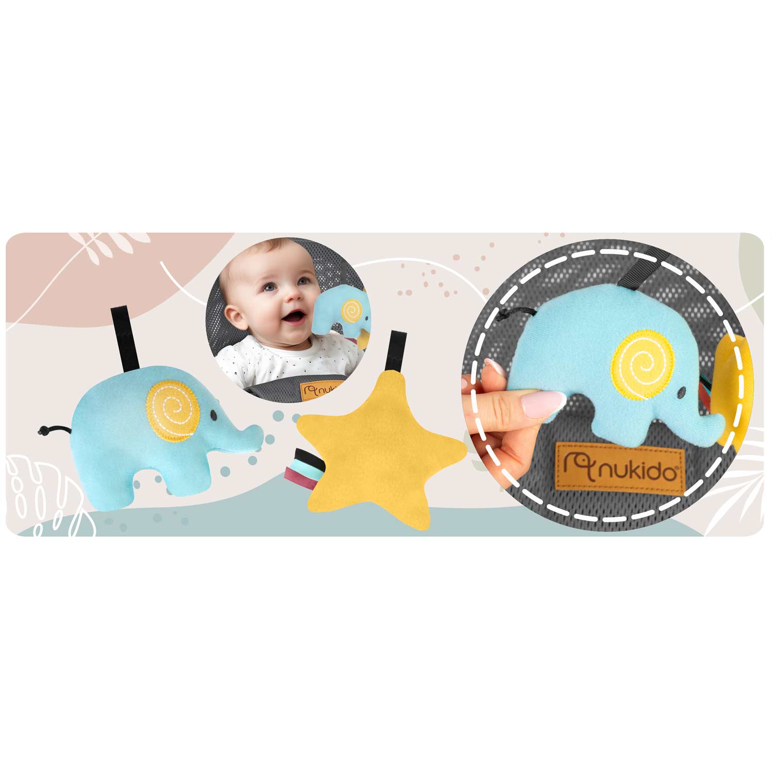 NK-52 Nukido kiiktool mänguasjadega - hall - Image 7