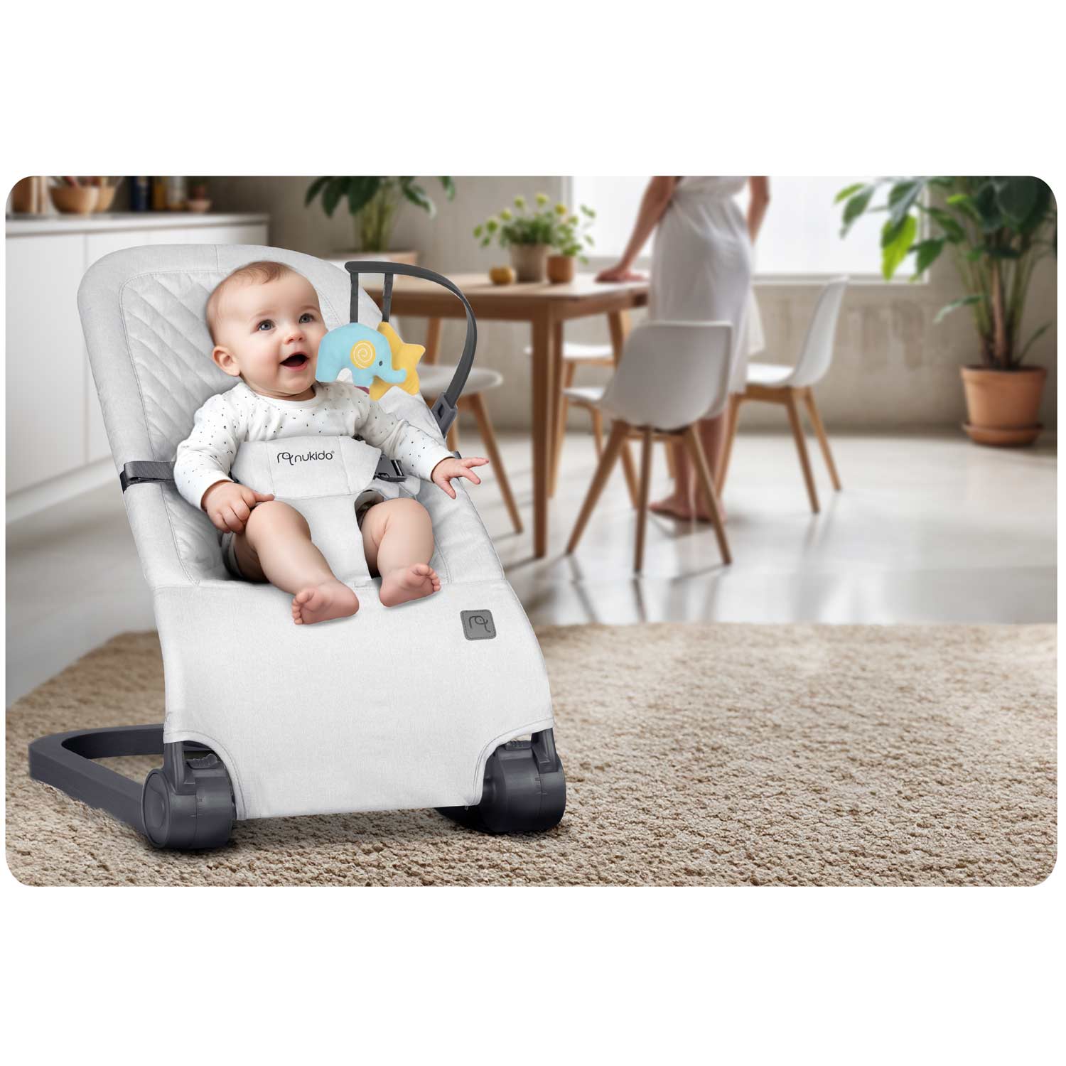 NK-52 Nukido kiiktool mänguasjadega - helehall - Image 8