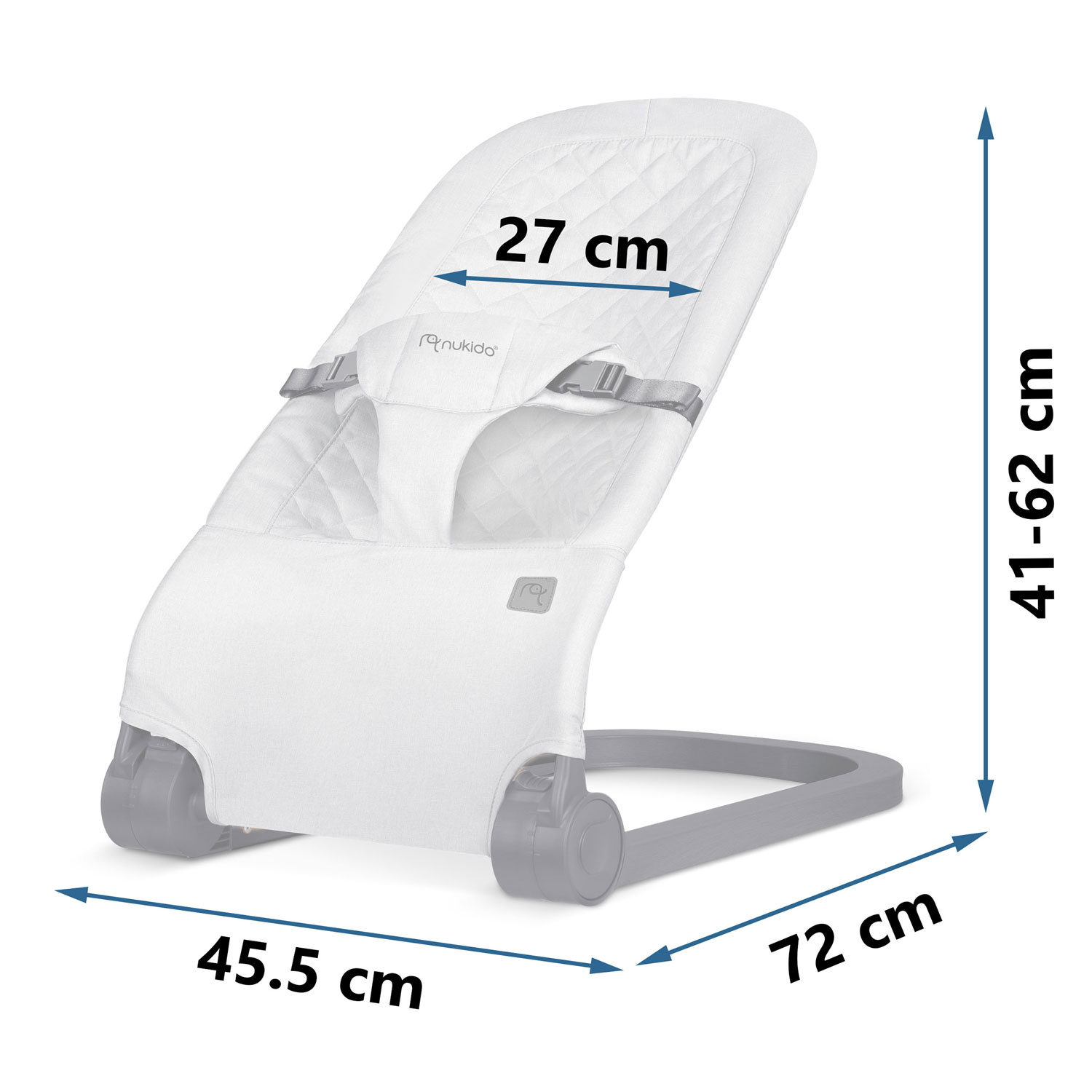 NK-52 Nukido kiiktool mänguasjadega - helehall - Image 5