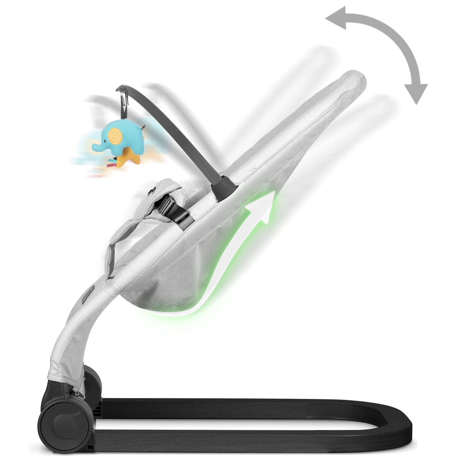 NK-52 Nukido kiiktool mänguasjadega - helehall - Image 4