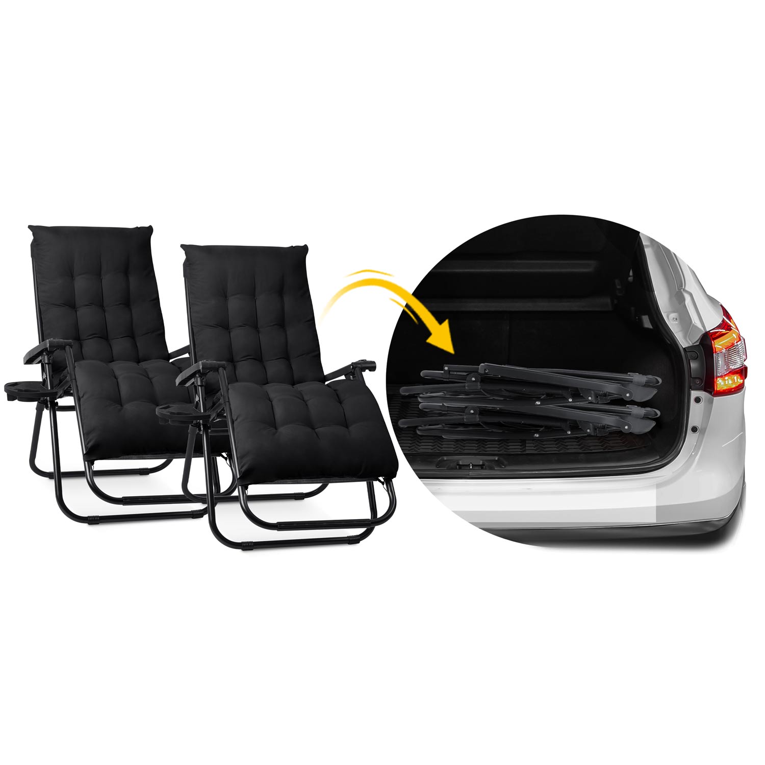 Kokkupandav aiatool padjaga Sofotel ChillWell 2 tk komplekt - Image 10