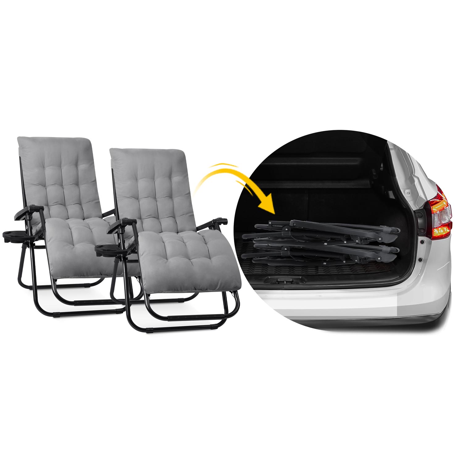 Kokkupandav aiatool padjaga Sofotel ChillWell 2 tk komplekt - Image 10