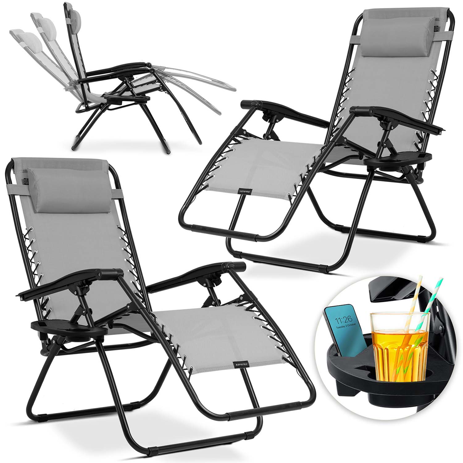 Kokkupandav aialaiasalong padjaga Sofotel ChillWell komplekt 2 hall