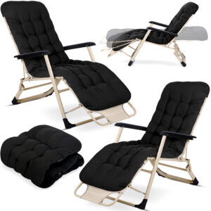 Kokkupandav aiatool padjaga Sofotel ChillWell komplekt 2 musta