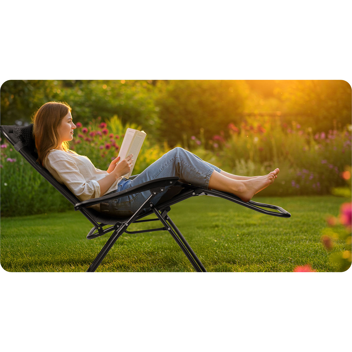 Kokkupandav aiatool padjaga Sofotel ChillWell Soft must - Image 9