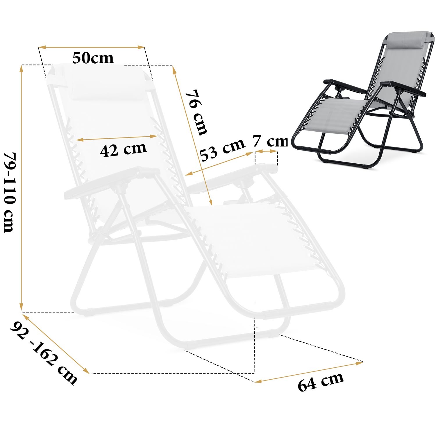 Sofotel ChillWell kokkupandavad aiatoolid, 2 tk komplekt - Image 11