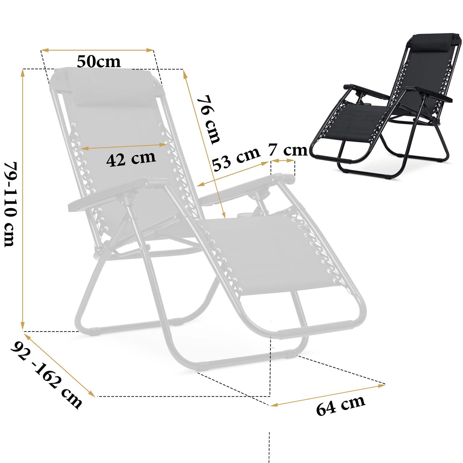 Sofotel ChillWell kokkupandavad aiatoolid, 2 tk komplekt - Image 11
