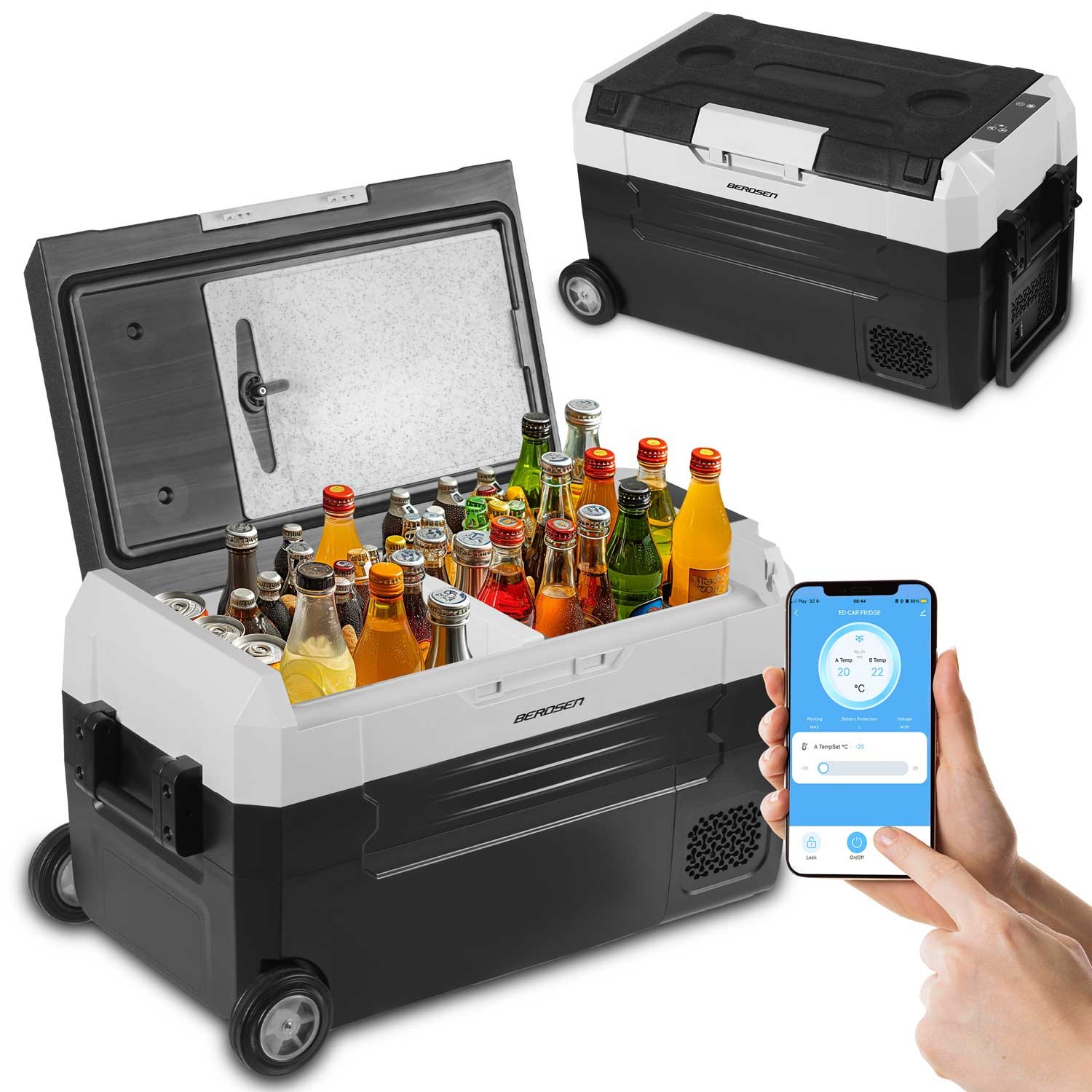 Icemax 400 Berdseni 32-liitrine kompressoriga reisikülmik - must