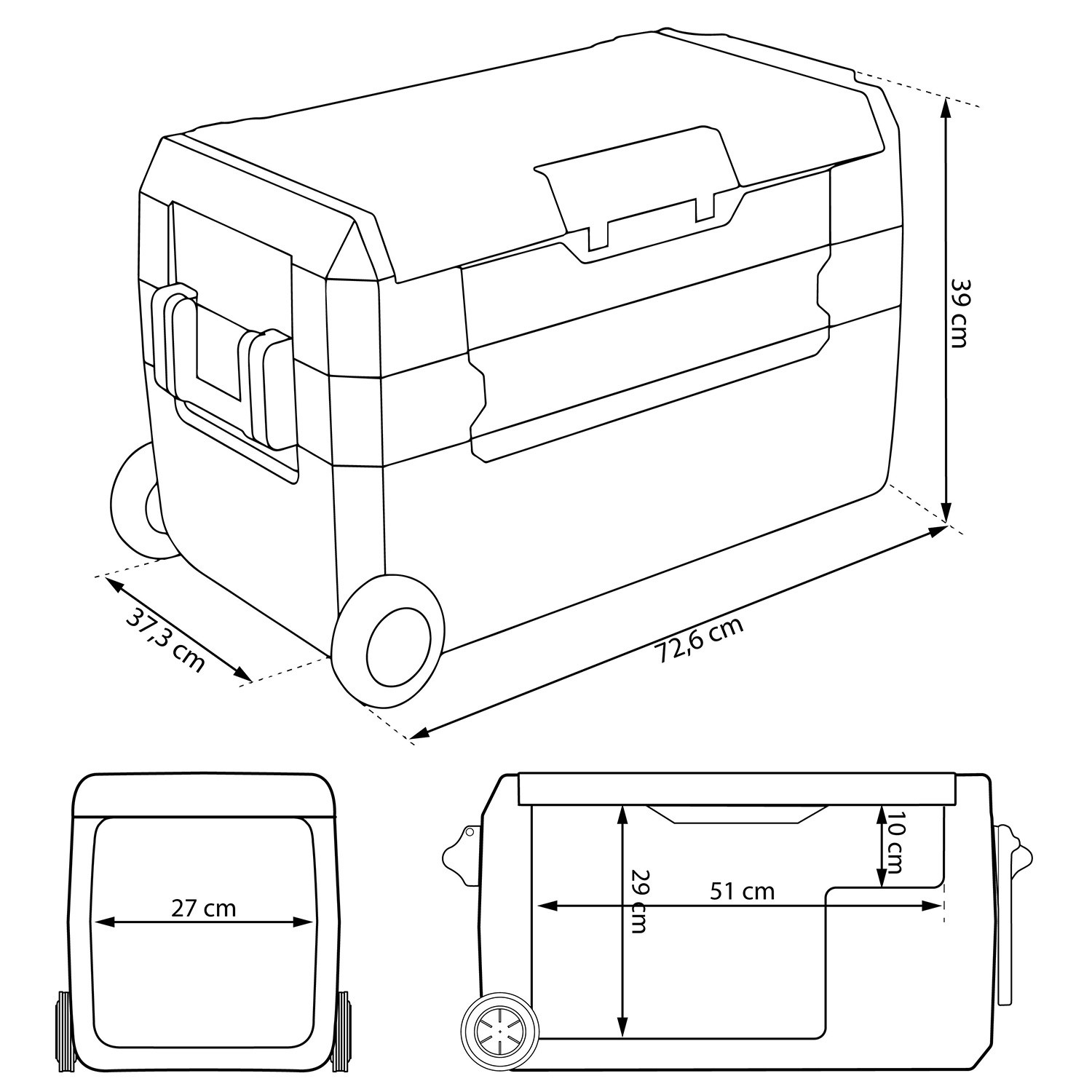 Icemax 400 Berdseni 32-liitrine kompressoriga reisikülmik - must - Image 6