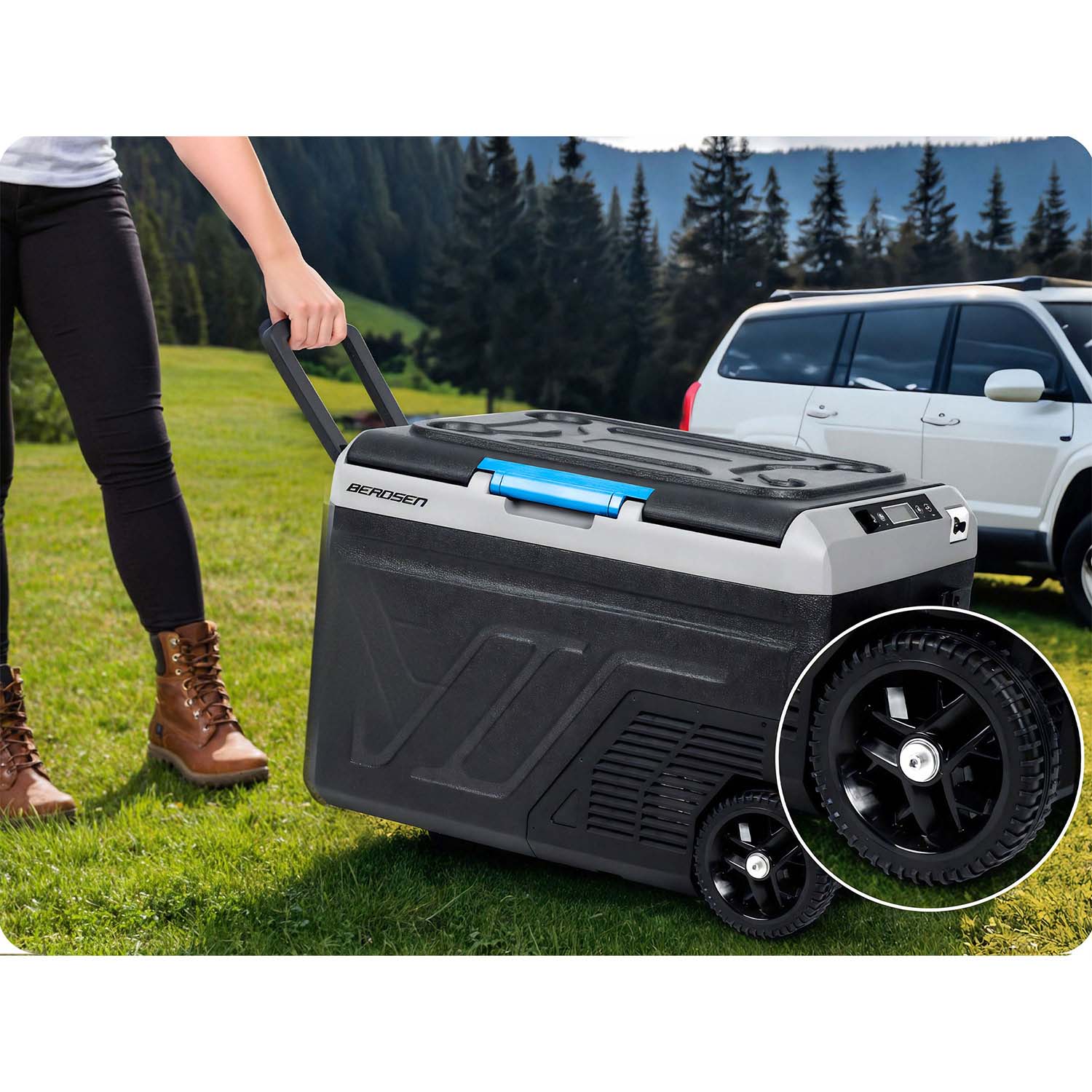 Icemax 402 Berdsen 40-liitrine kompressoriga reisikülmik - must - Image 6