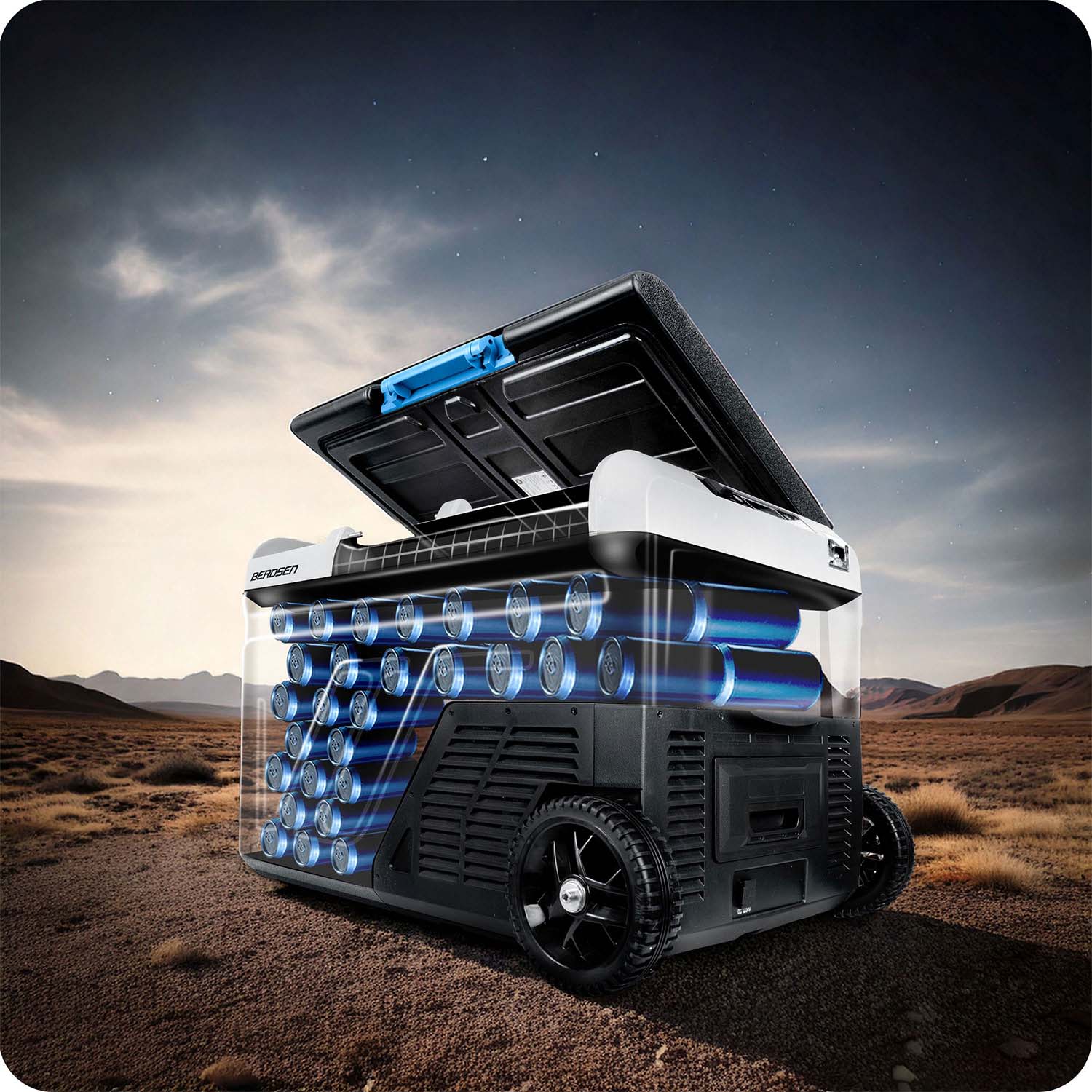 Icemax 402 Berdsen 40-liitrine kompressoriga reisikülmik - must - Image 8