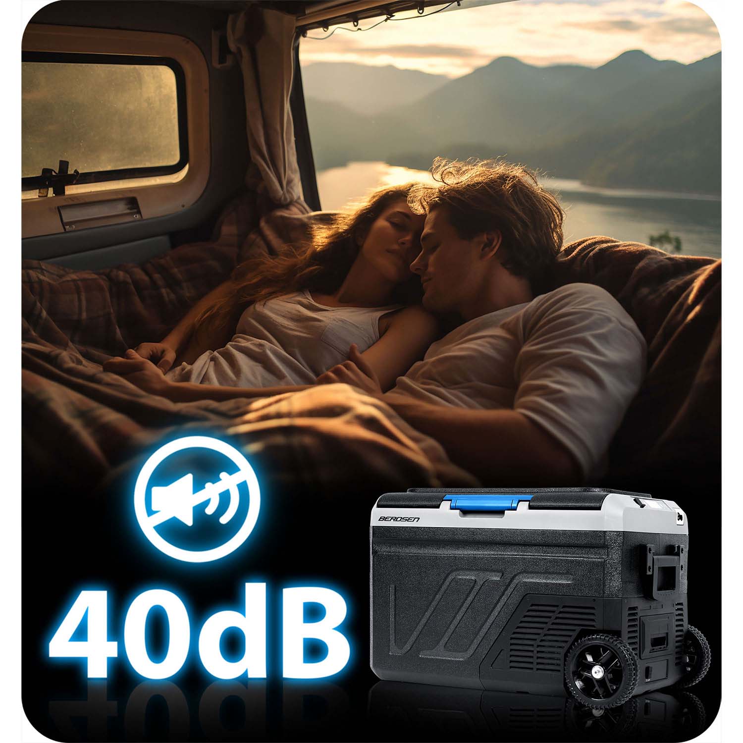 Icemax 402 Berdsen 40-liitrine kompressoriga reisikülmik - must - Image 9