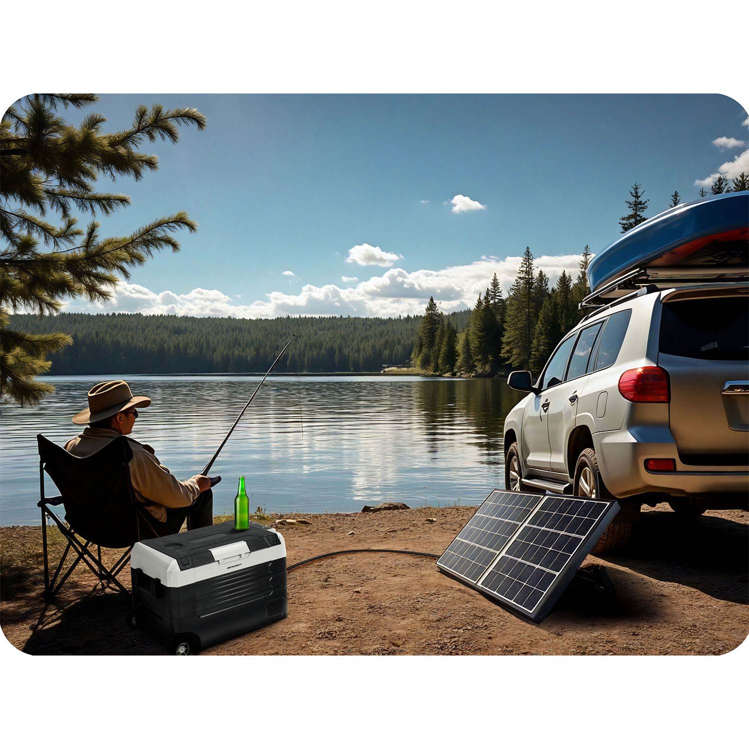 Icemax 400 Berdseni 40-liitrine kompressoriga reisikülmik - must ja hall - Image 10