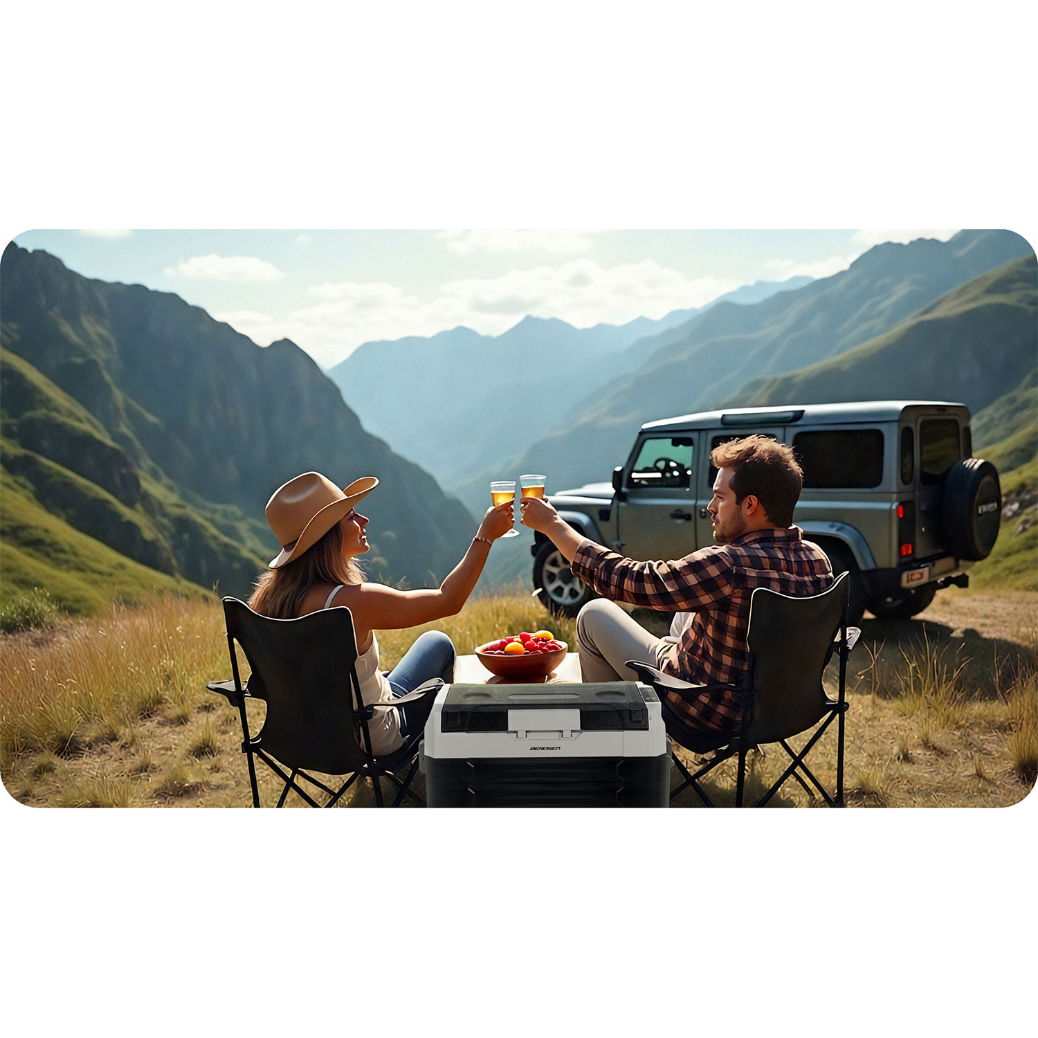 Icemax 400 Berdseni 40-liitrine kompressoriga reisikülmik - must ja hall - Image 11