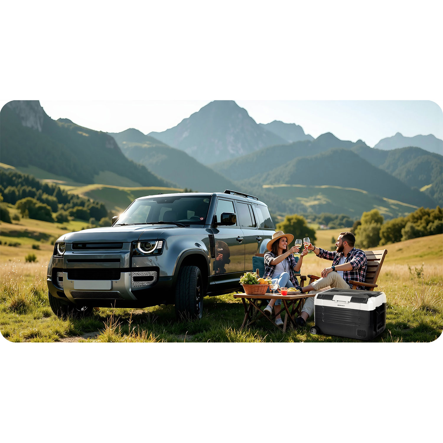 Icemax 400 Berdseni 40-liitrine kompressoriga reisikülmik - must ja hall - Image 12