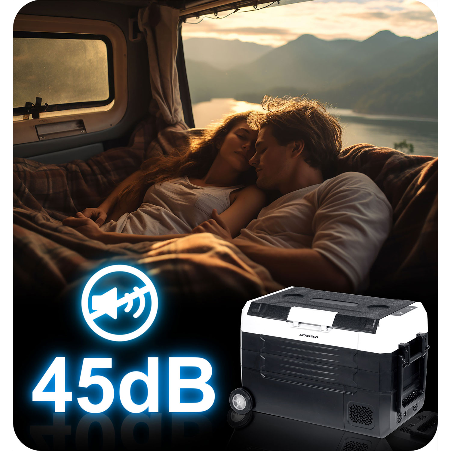 Icemax 400 Berdseni 40-liitrine kompressoriga reisikülmik - must ja hall - Image 4