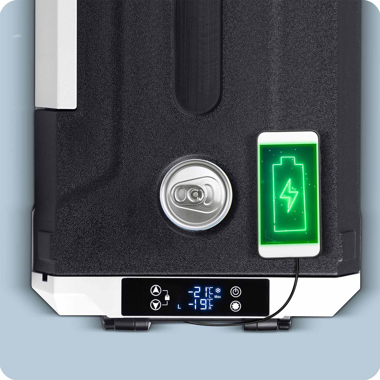 Icemax 400 Berdseni 40-liitrine kompressoriga reisikülmik - must ja hall - Image 13