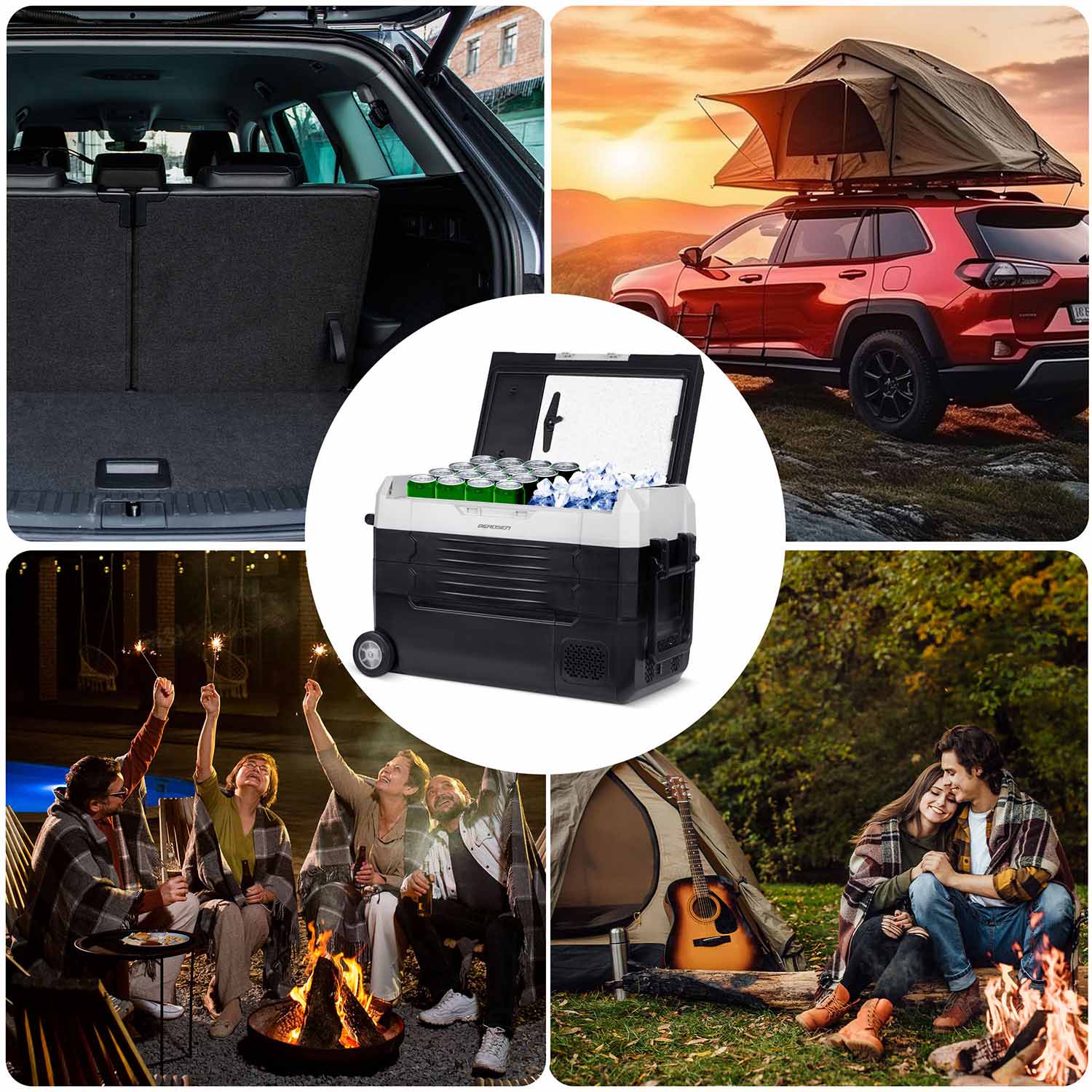 Icemax 400 Berdseni 40-liitrine kompressoriga reisikülmik - must ja hall - Image 6