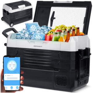 Icemax 400 Berdseni 40-liitrine kompressoriga reisikülmik - must ja hall