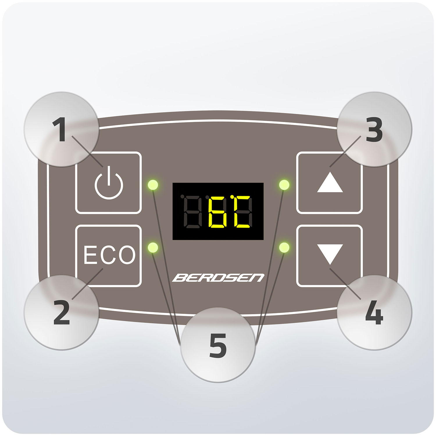Berdsen Icemax 29-liitrine ECO-režiimiga külmik - tumehall - Image 12