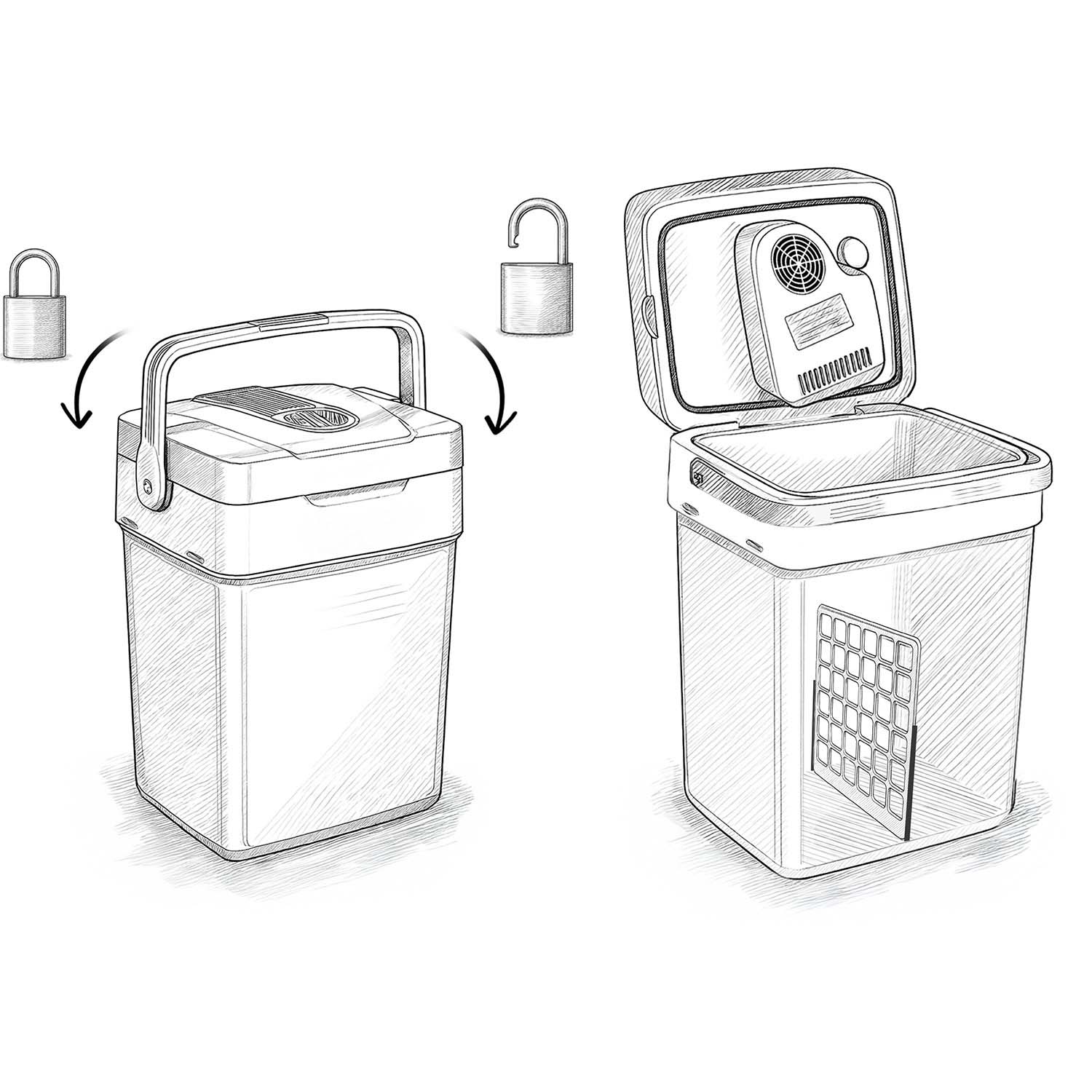 Berdsen Icemax 29-liitrine ECO-režiimiga reisikülmik - sinine - Image 5