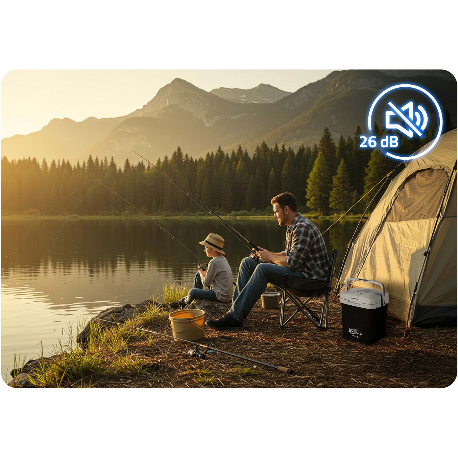 Berdsen Icemax 26-liitrine ECO-režiimiga reisikülmik - must - Image 7