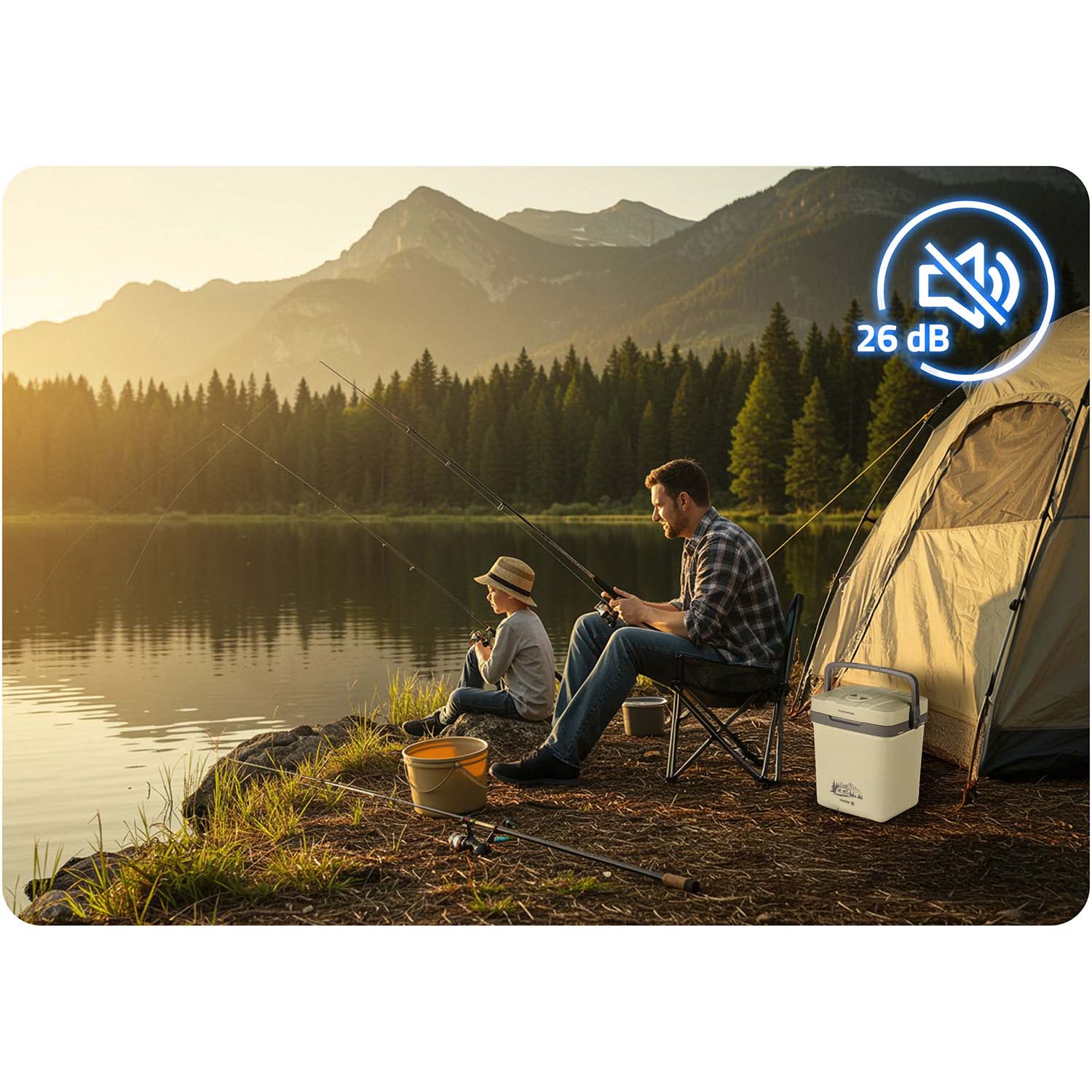 Berdsen Icemax 26-liitrine ECO-režiimiga reisikülmik - kreemjas - Image 8