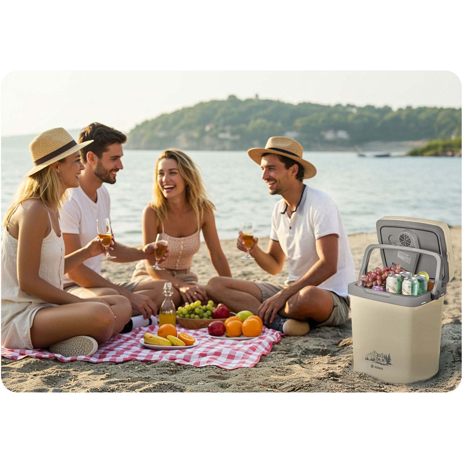 Berdsen Icemax 26-liitrine ECO-režiimiga reisikülmik - kreemjas - Image 9