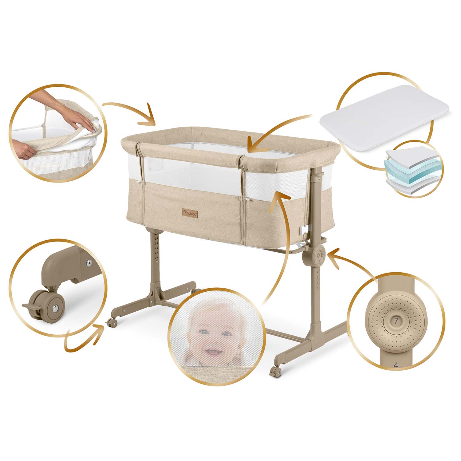 Kokkupandav reisivoodi lisavoodiga Nukido NK-243 - Image 9