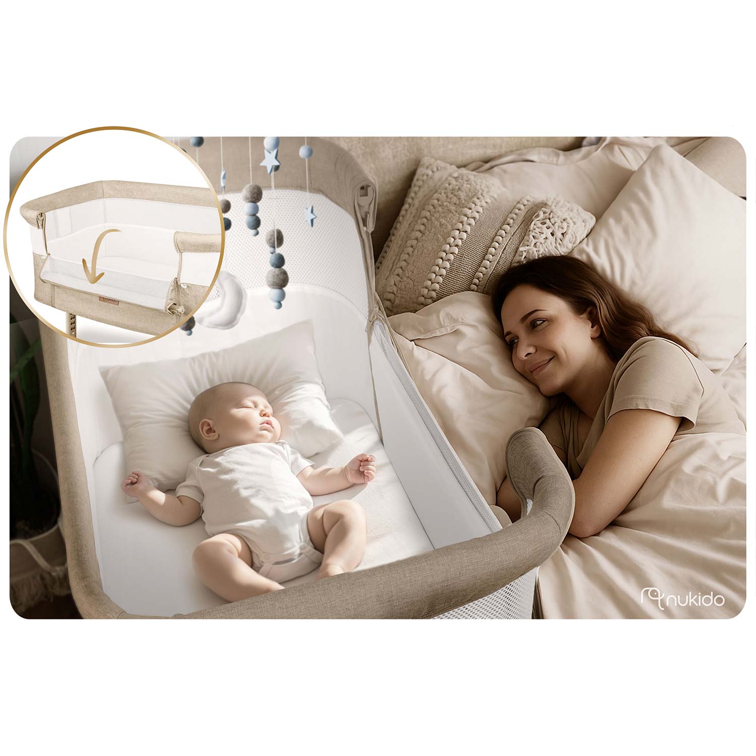 Kokkupandav reisivoodi lisavoodiga Nukido NK-243 - Image 11