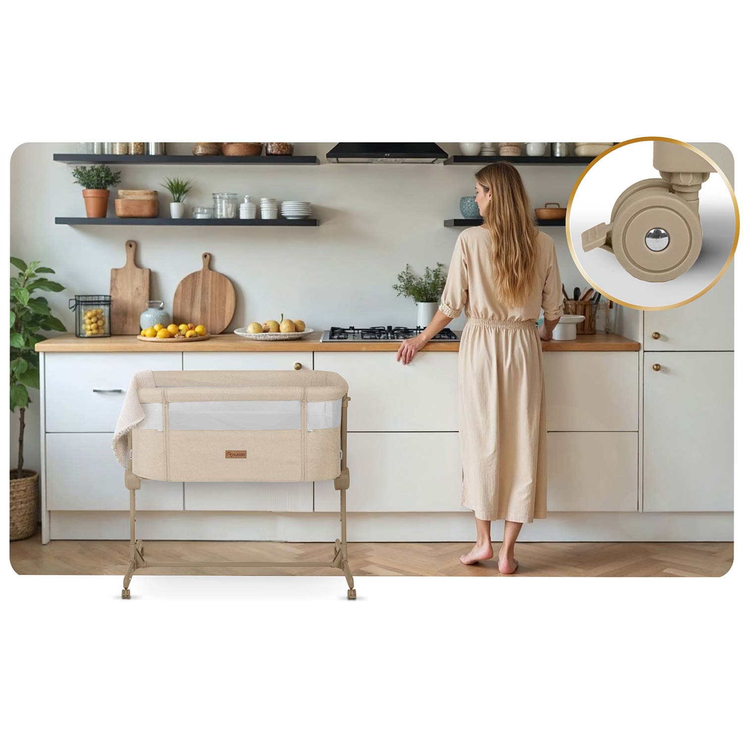 Kokkupandav reisivoodi lisavoodiga Nukido NK-243 - Image 12