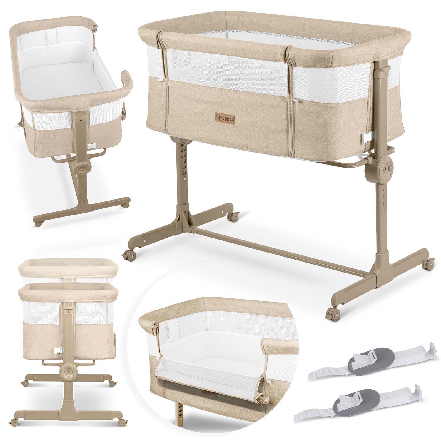 Kokkupandav reisivoodi lisavoodiga Nukido NK-243