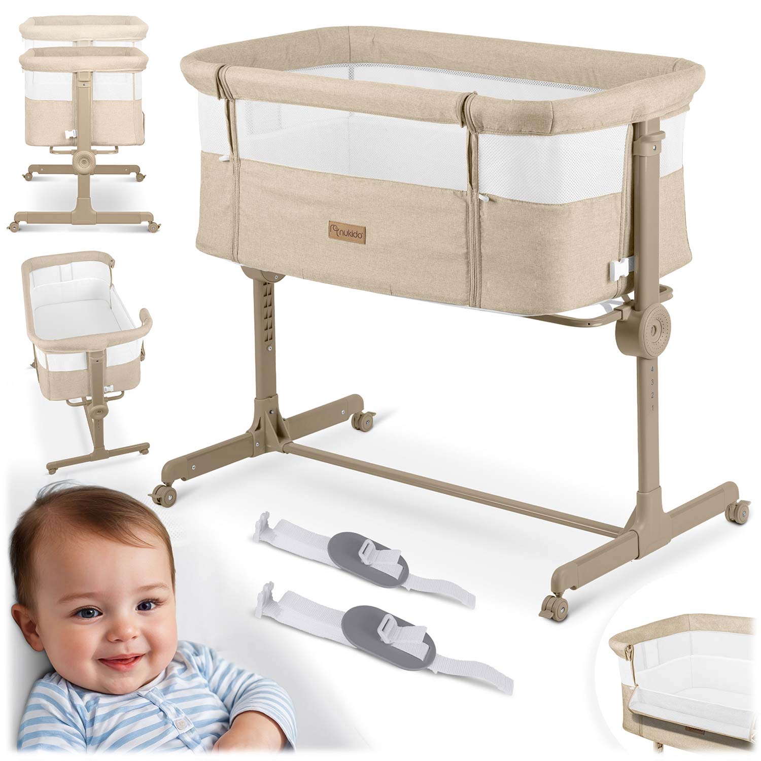 Kokkupandav reisivoodi lisavoodiga Nukido NK-243 - Image 14