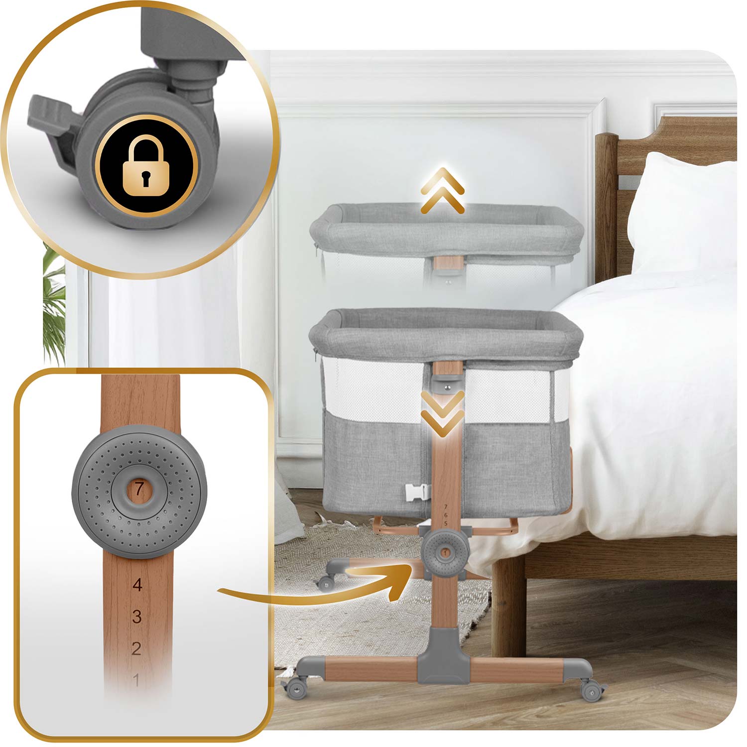 Kokkupandav reisivoodi lisavoodiga Nukido NK-243 - Image 5