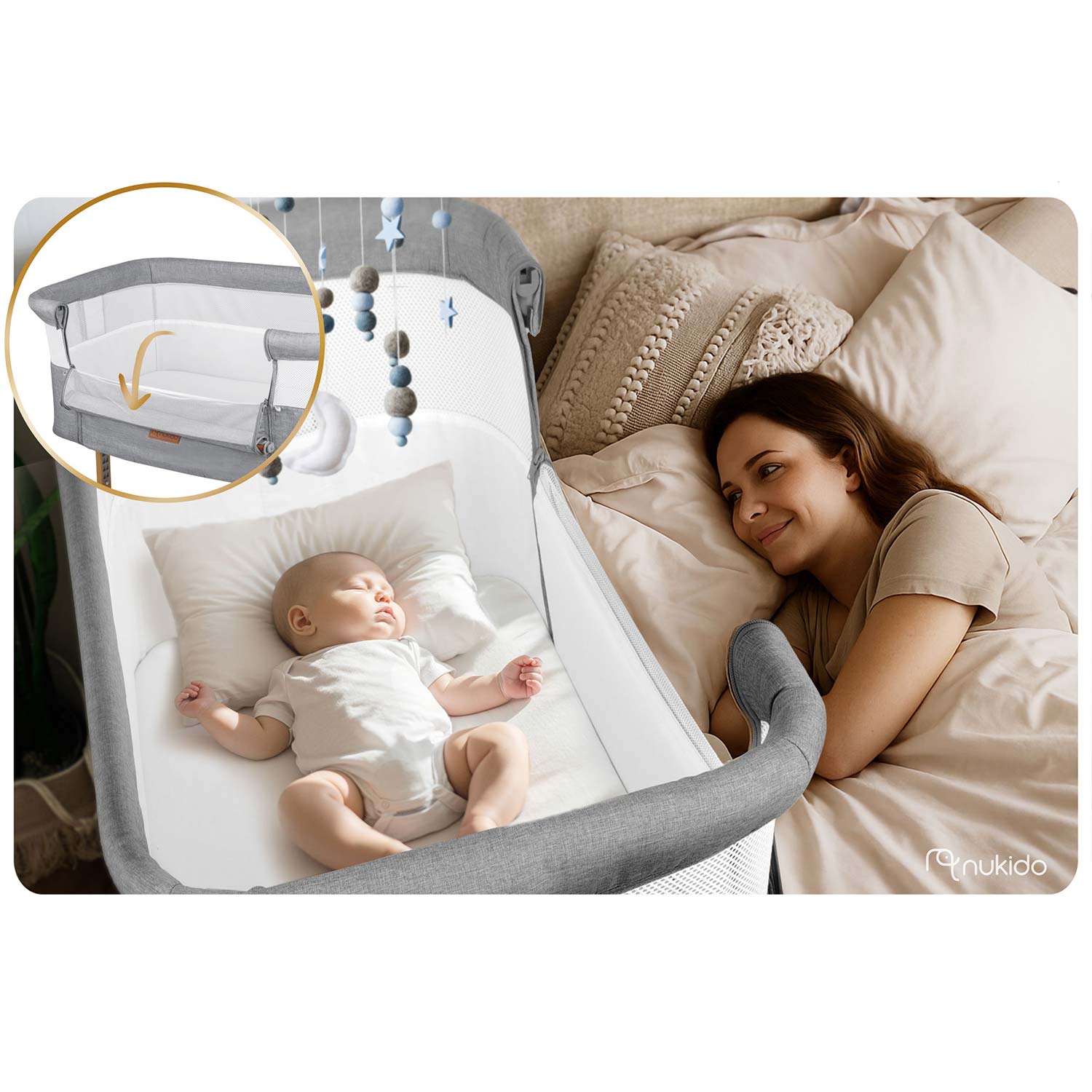 Kokkupandav reisivoodi lisavoodiga Nukido NK-243 - Image 9