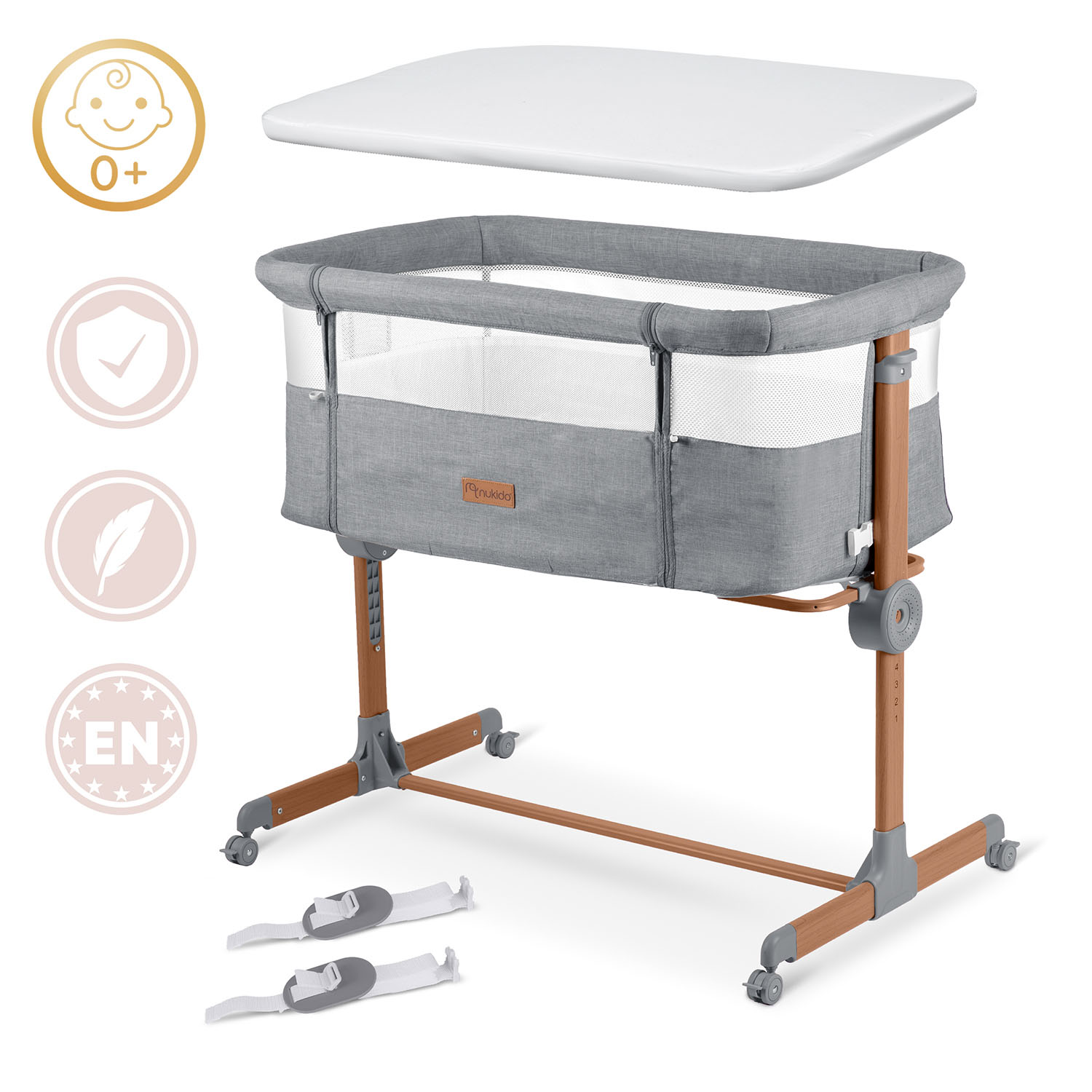 Kokkupandav reisivoodi lisavoodiga Nukido NK-243 - Image 12