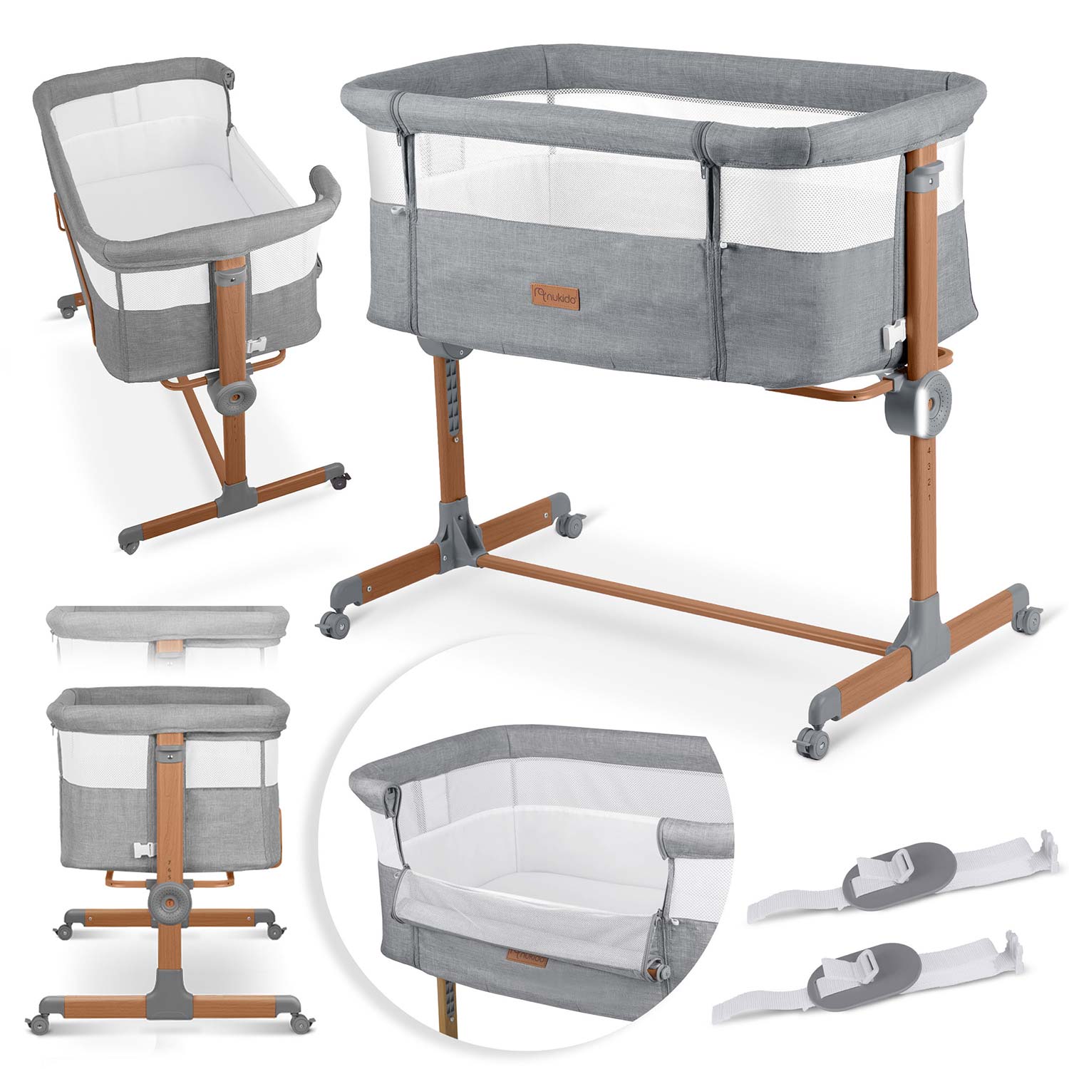 Kokkupandav reisivoodi lisavoodiga Nukido NK-243