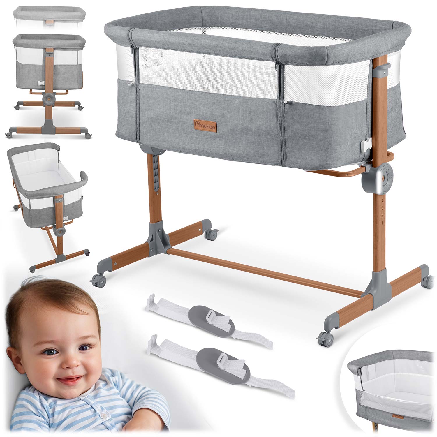 Kokkupandav reisivoodi lisavoodiga Nukido NK-243 - Image 13