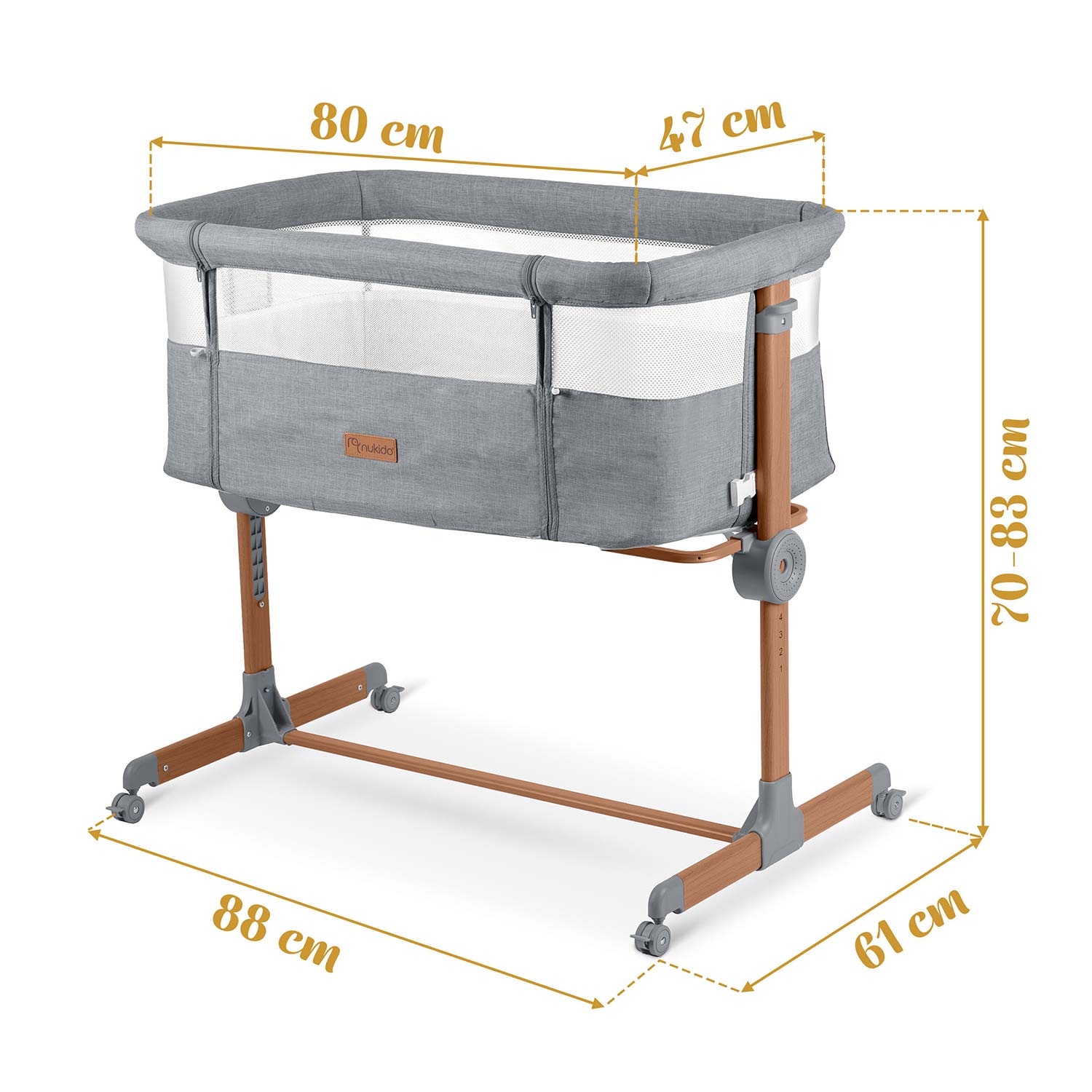 Kokkupandav reisivoodi lisavoodiga Nukido NK-243 - Image 14