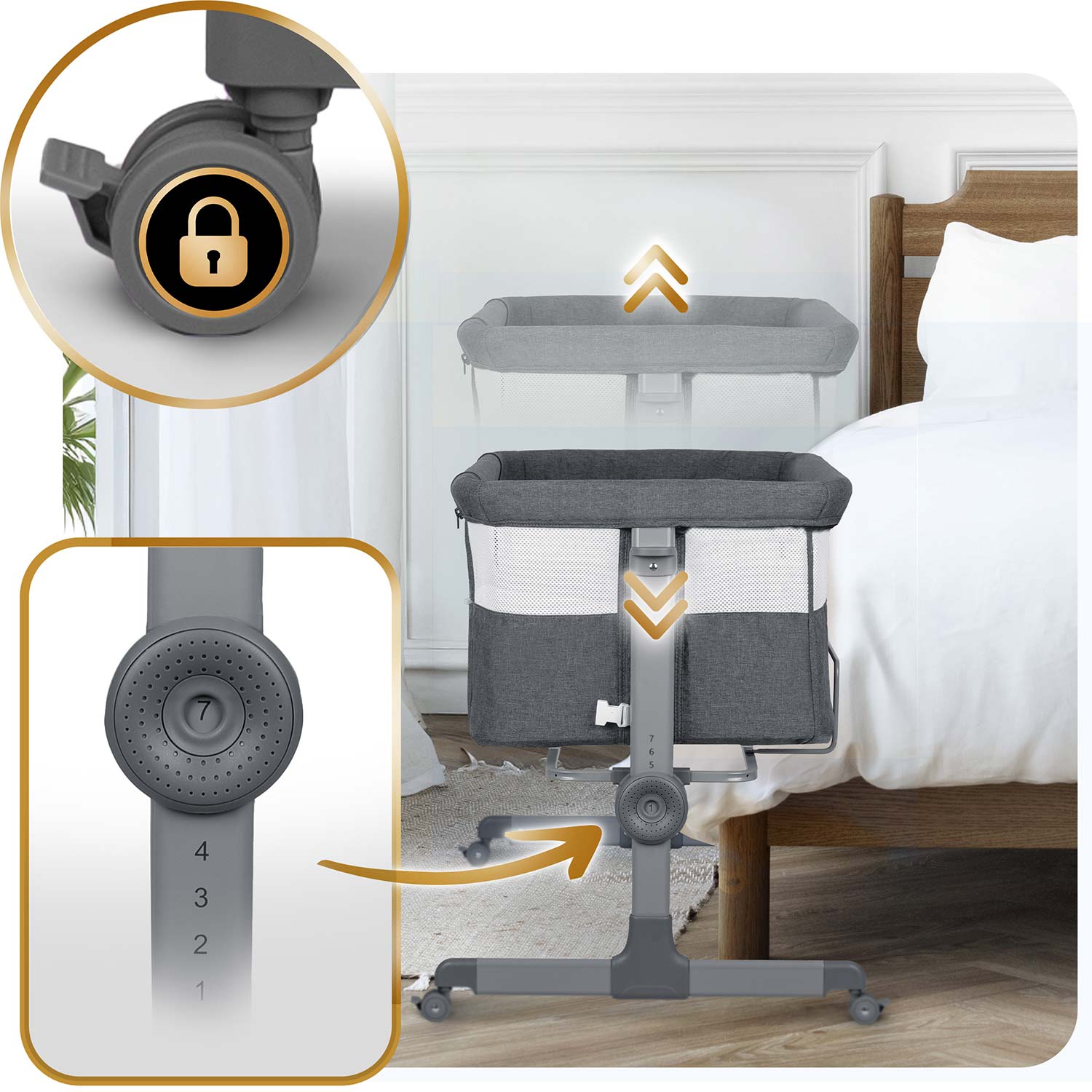 Kokkupandav reisivoodi lisavoodiga Nukido NK-243 - Image 6