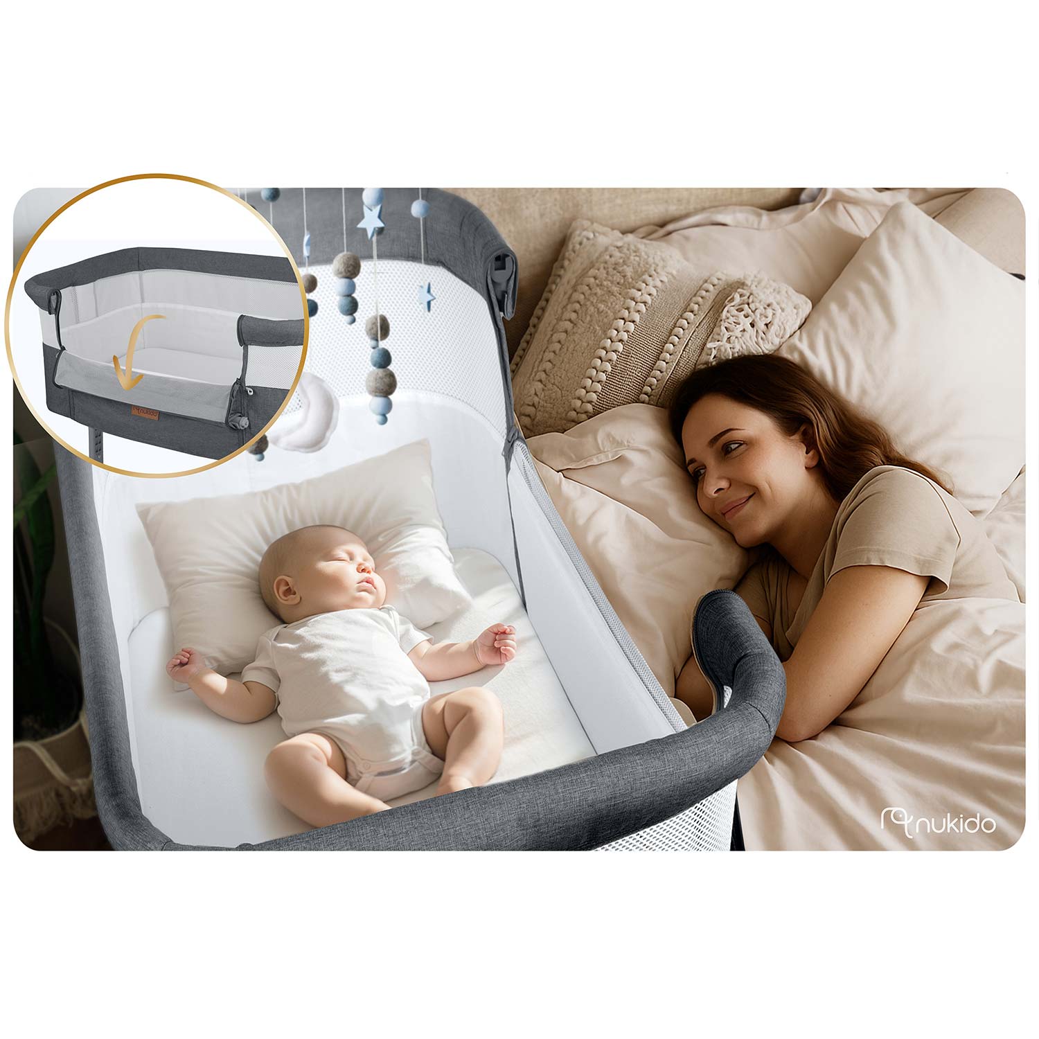 Kokkupandav reisivoodi lisavoodiga Nukido NK-243 - Image 10