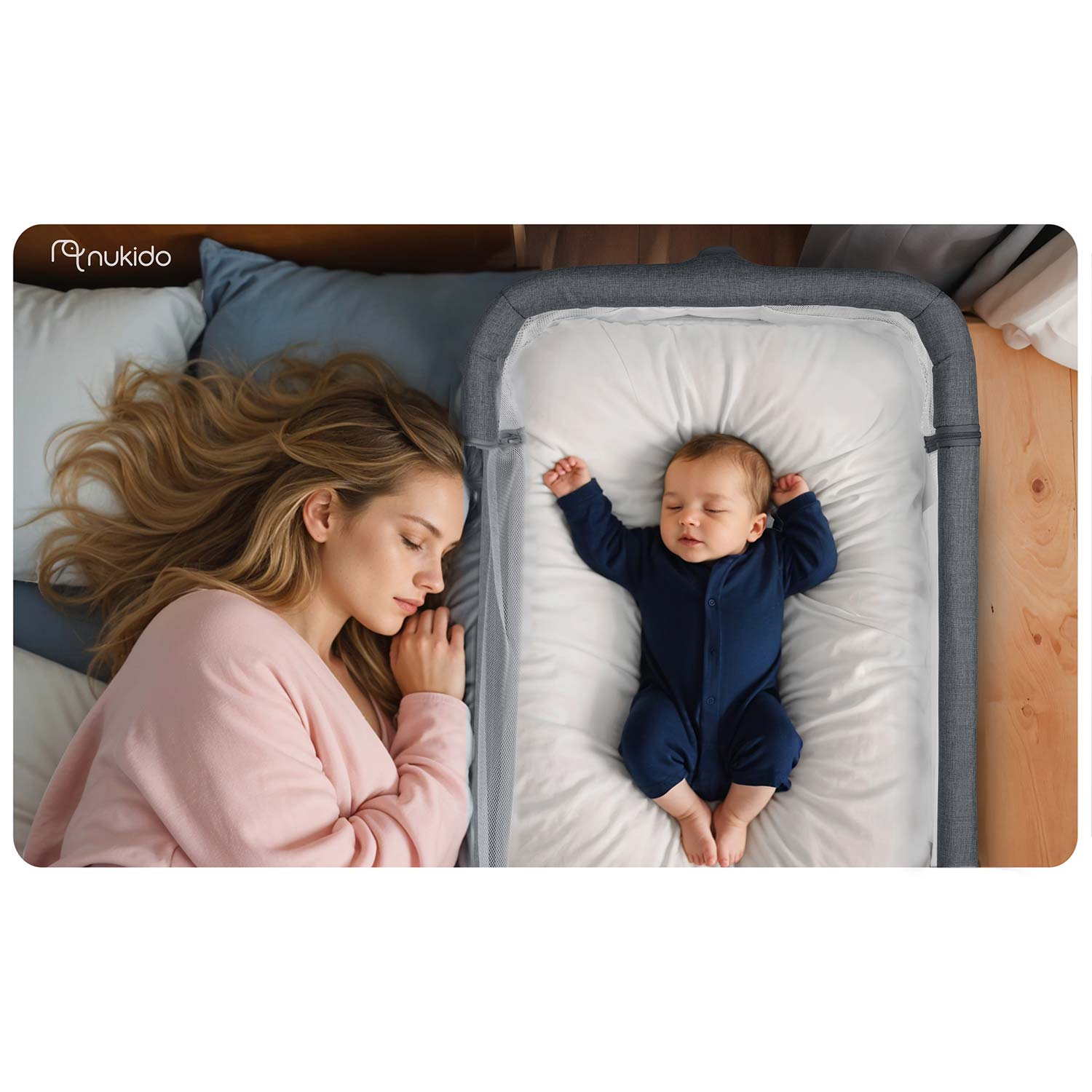 Kokkupandav reisivoodi lisavoodiga Nukido NK-243 - Image 12