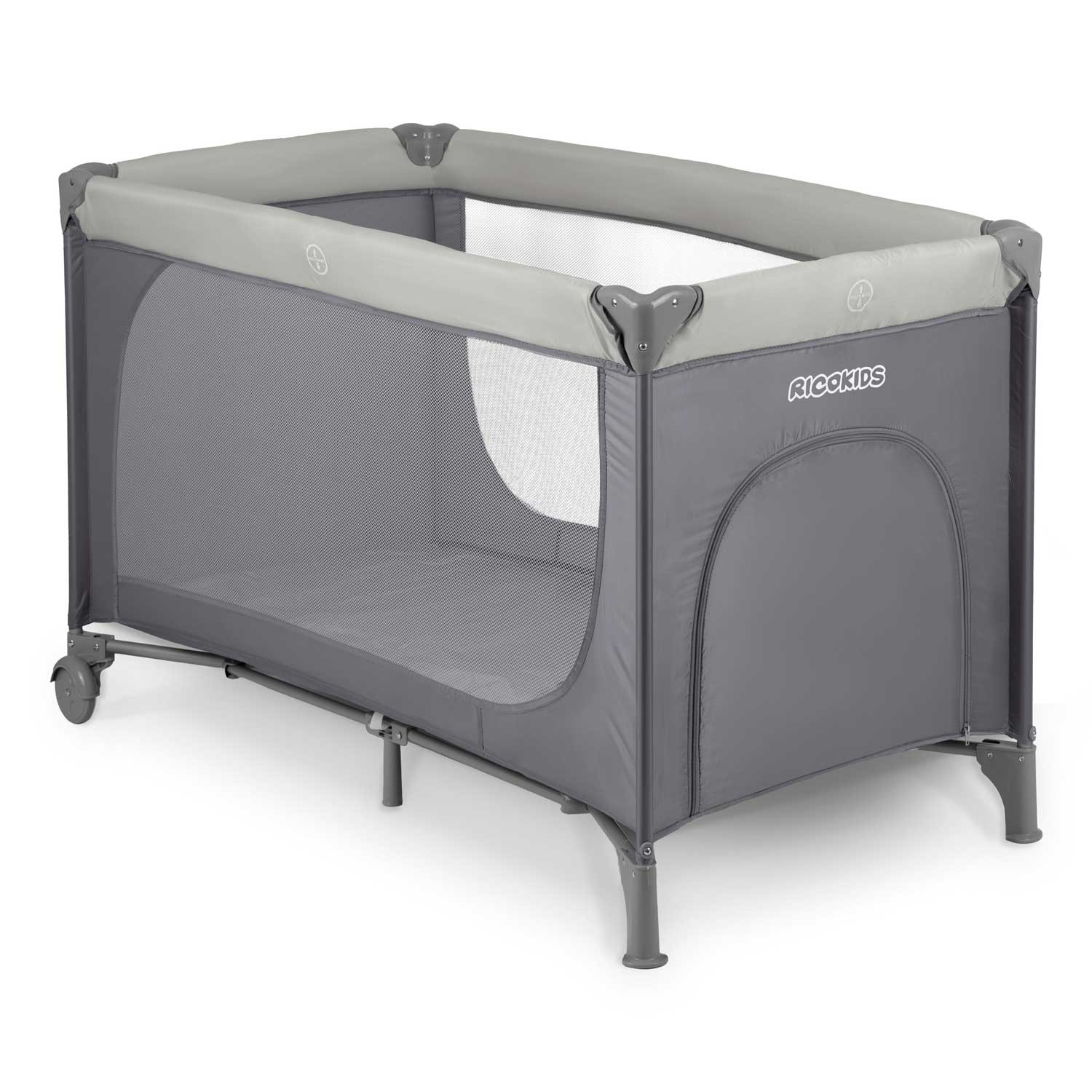 Reisivoodi 125 x 65 x 78 cm RK-240 helehall - Image 2