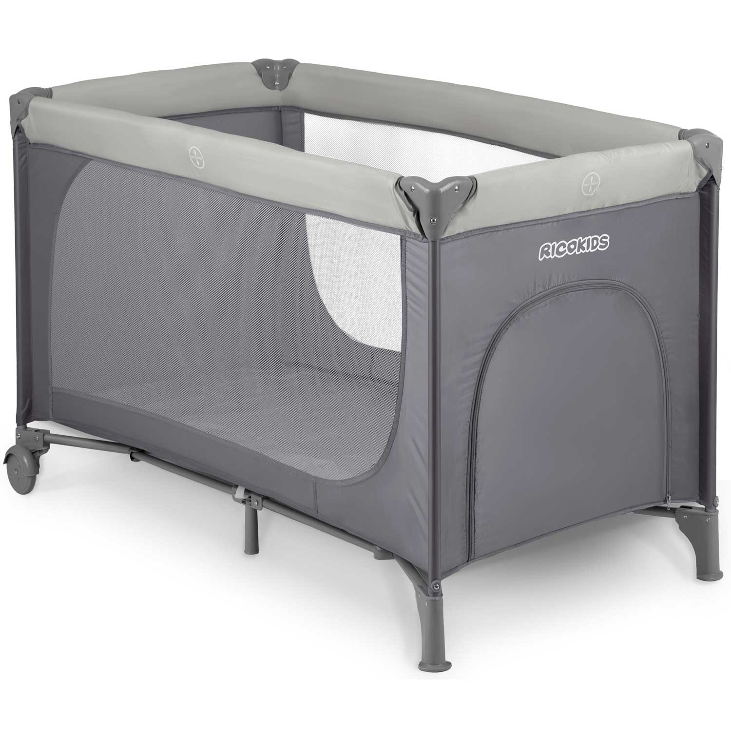 Reisivoodi 125 x 65 x 78 cm RK-240 helehall - Image 3