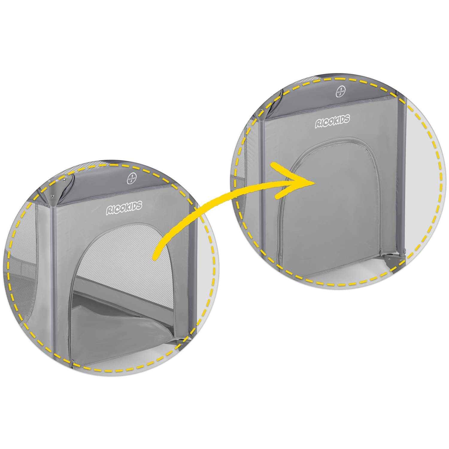 Reisivoodi 125 x 65 x 78 cm RK-240 hall - Image 12