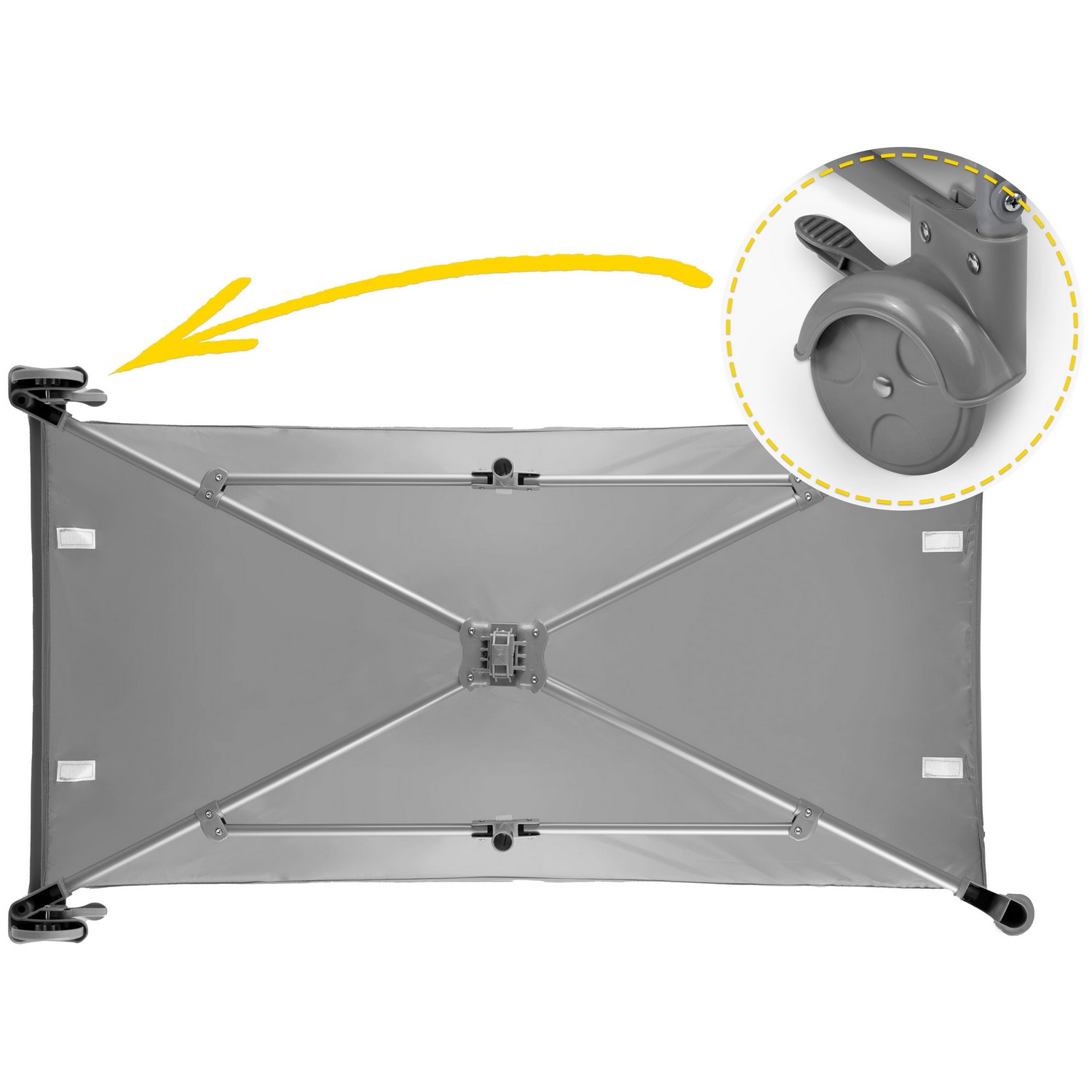 Reisivoodi 125x65x78cm RK-242 hall - Image 10