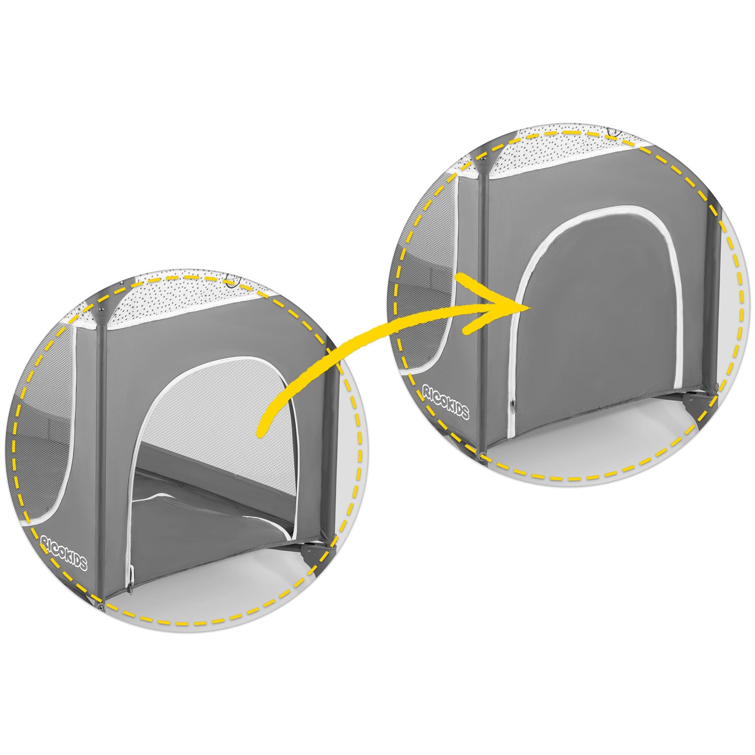 Reisivoodi 125x65x78cm RK-241 hall - Image 12