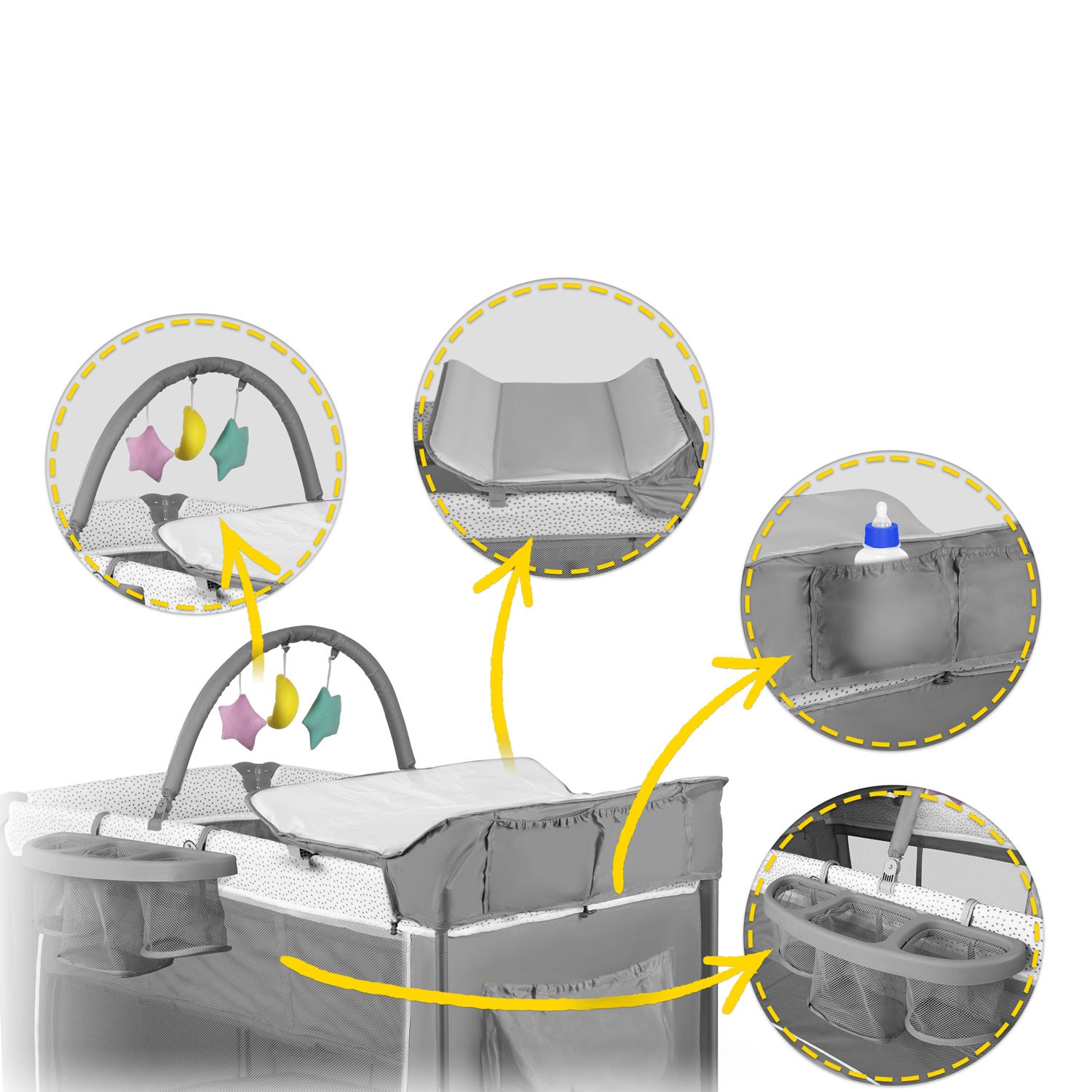 Reisivoodi 125x65x78cm RK-241 hall - Image 15