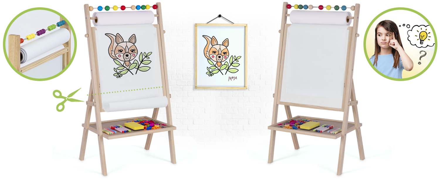 Ricokidsi pöörlev magnetiline kriiditahvli - Image 8